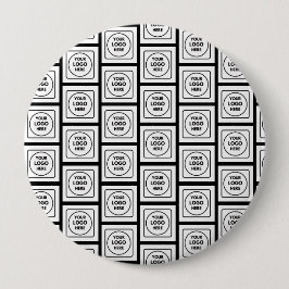 Custom Logo or Image Repeating Pattern Design Button
