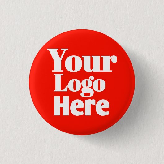 Custom Logo or other design upload  Button (Vorderseite)
