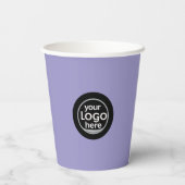 Custom Logo Paper Cup Pappbecher (Rückseite)