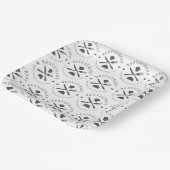  Custom Logo Pattern Food Trucks Street Vendors  Pappteller (Gewinkelt)