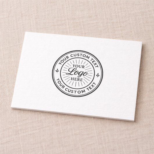 Custom Logo Personalized Business Branding Seal Dankeskarte