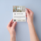 Custom Logo Photo Minimalist Business Flyer (Gruppe)