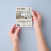 Custom Logo Photo Modern Neutral Business Flyer (Gruppe)