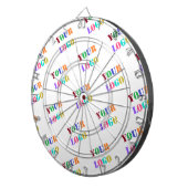 Custom Logo Photo Promotional Personalized Modern  Dartscheibe (Vorderseite rechts)