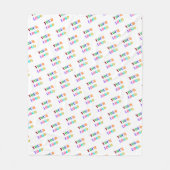 Custom Logo Photo Promotional Personalized Modern Fleecedecke (Vorderseite)