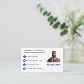 Custom Logo Professional Business Card Corporate Visitenkarte (Stehend Vorderseite)