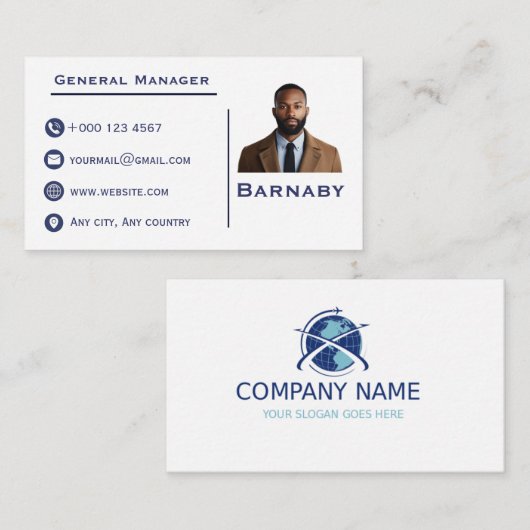Custom Logo Professional Business Card Corporate Visitenkarte (Vorne/Hinten)