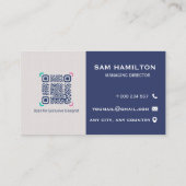 Custom Logo Professional Business Card Corporate Visitenkarte (Rückseite)
