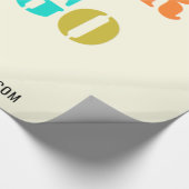 Custom Logo Promotional Business Wrapping Paper Geschenkpapier (Ecke)