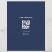 Custom Logo QR Mental Health Clinic Flyer (Hinten)