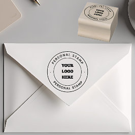 Custom Logo Rubber Stamp Personalized Branding Gummistempel