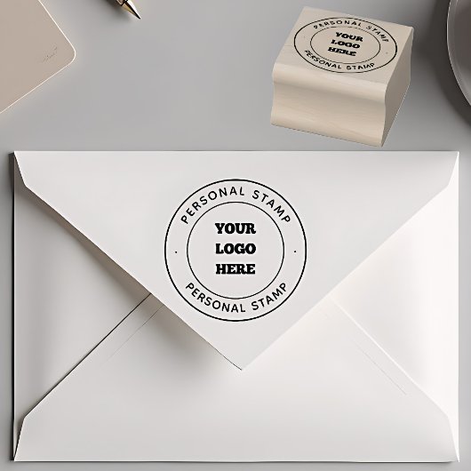 Custom Logo Rubber Stamp Personalized Branding Gummistempel