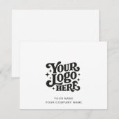 Custom Logo Simple Note Card Mitteilungskarte (Vorne/Hinten)
