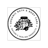 Custom Logo Small Business & Handmade Products Gummistempel (Prägung)