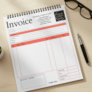 Custom Logo Small Business Invoice Sales Receipt P Notizblock