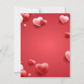 Custom Logo Social Media Flat Dankeschön Karte (Rückseite)