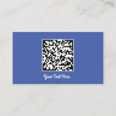Custom Logo Social Media Gold QR Code Visitenkarte (Rückseite)