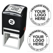 Custom Logo Stamp for Boxes (Business Name Seal) Permastempel
