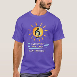 Custom Logo Summer Music Camp Festival T - Shirt