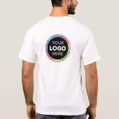 Custom Logo T-Shirt - Front and Back Placement (Rückseite)