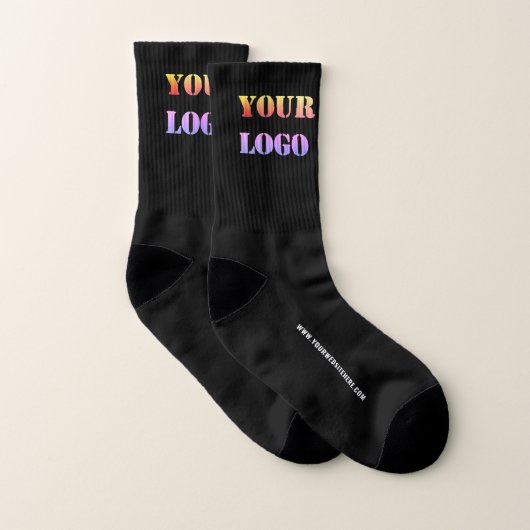 Custom Logo Text and Colors Promotional Socks Socken (Paar)