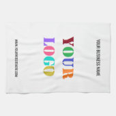 Custom Logo Text Business Kitchen Towel Template Geschirrtuch (Horizontal)