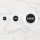 Custom Logo Text Business Promotional Konfetti (Vorderseiten)
