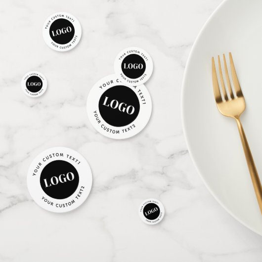 Custom Logo Text Business Promotional Konfetti (Gruppe)