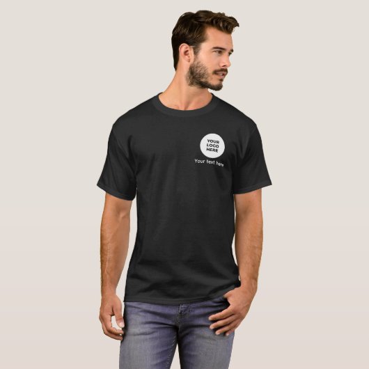 Custom Logo & Text Men’s T-Shirt (Vorne ganz)