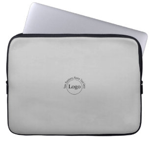 Custom logo & Text Name Laptop Sleeve