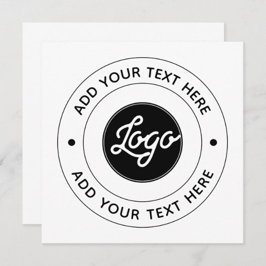 📝 Custom Logo & Text Personalized Business Event (Vorne/Hinten)