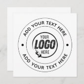 📝 Custom Logo & Text Personalized Business Event (Vorne/Hinten)
