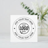 📝 Custom Logo & Text Personalized Business Event (Stehend Vorderseite)