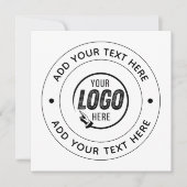 📝 Custom Logo & Text Personalized Business Event (Vorderseite)