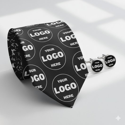 Custom Logo Tie - Professional Branded Necktie Krawatte