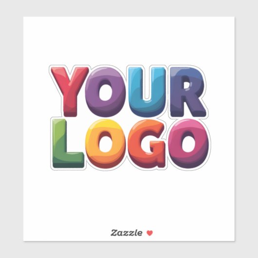 Custom Logo|Upload Your Logo | Business & Brand Aufkleber (Blatt)