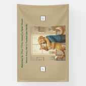 Custom Logo Veterinarian Event Banner - Pet Art (Vertikal)