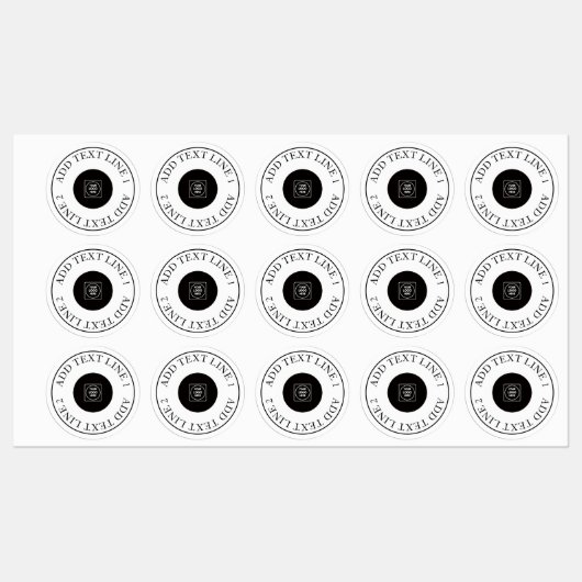 Custom Logo Waterproof Business Promo QR label Etiketten (Blatt)