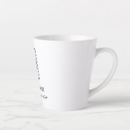 Custom Logo Website Business Promo Latte mug Milchtasse
