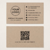 Custom Logo Website Social Media Moderne QR Code (Vorne & Hinten)