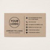 Custom Logo Website Social Media Moderne QR Code (Vorderseite)