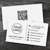 Custom Logo Website Social Media Moderne QR Code