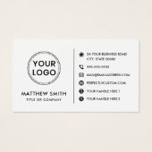 Custom Logo Website Social Media Moderne QR Code (Vorderseite)
