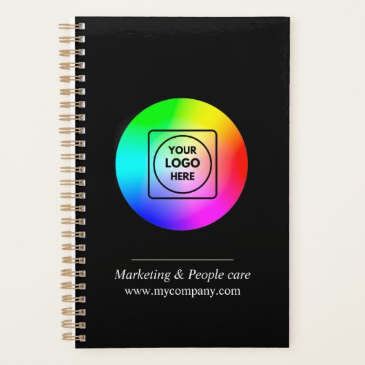 Custom Logo Weekly Monthly Promo Planner Planer (Vorderseite)