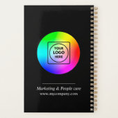 Custom Logo Weekly Monthly Promo Planner Planer (Rückseite)
