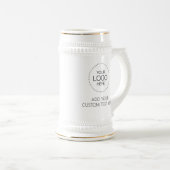Custom Logotipo Store & Business Bierglas (VorderseiteRechts)