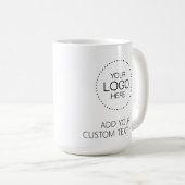 Custom Logotipo Store & Business Kaffeetasse (VorderseiteRechts)