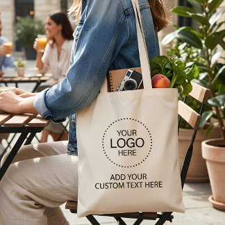 Custom Logotipo Store & Business Tragetasche