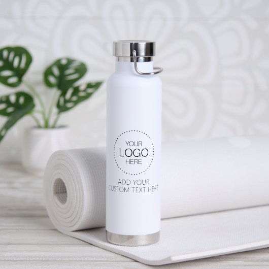 Custom Logotipo Store & Business Trinkflasche (Yoga (gedreht))