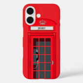 Custom London Red Phone Booth Case-Mate iPhone Hülle (Rückseite)